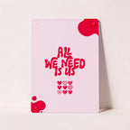 Cuadro San Valentín “All We Need Is Us” en Metacrilato
