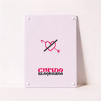 Cuadro San Solterín “Cupido Bloqueado” en Metacrilato | Anti-San Valentín