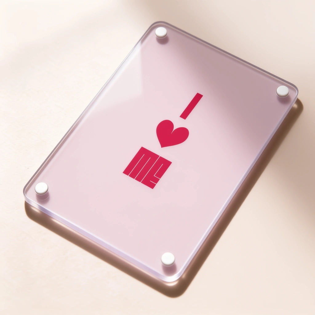 Cuadro San Solterín “I Love Me” en Metacrilato | Amor Propio