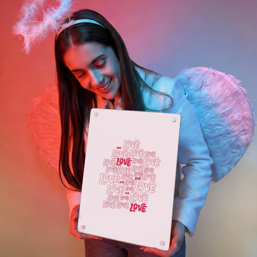 Cuadro Decorativo Love en Metacrilato | San Valentín