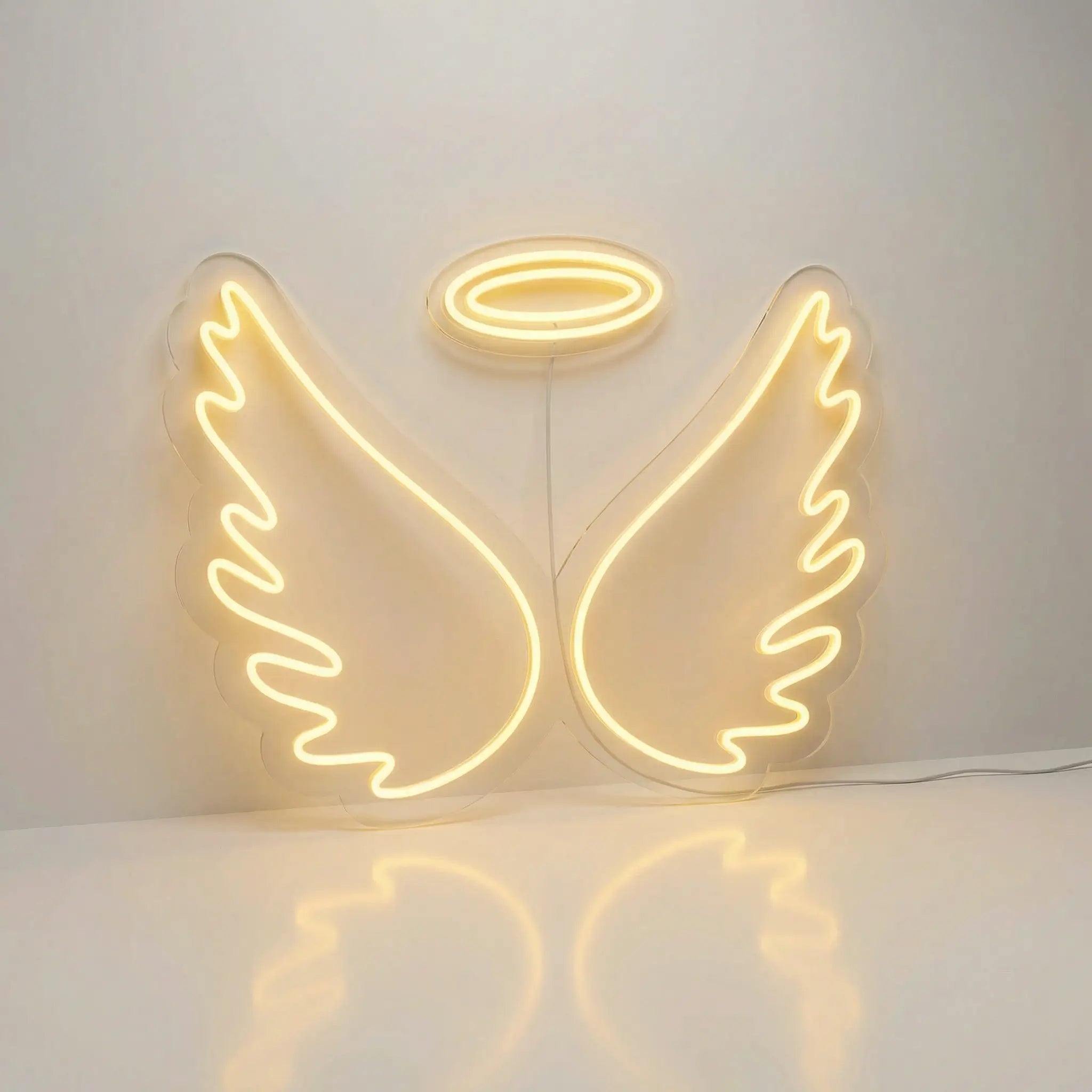 Neón LED Alas de Ángel | Decoración Luminosa Elegante