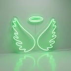 Neón LED Alas de Ángel | Decoración Luminosa Elegante