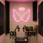 Neón LED Alas de Ángel | Decoración Luminosa Elegante