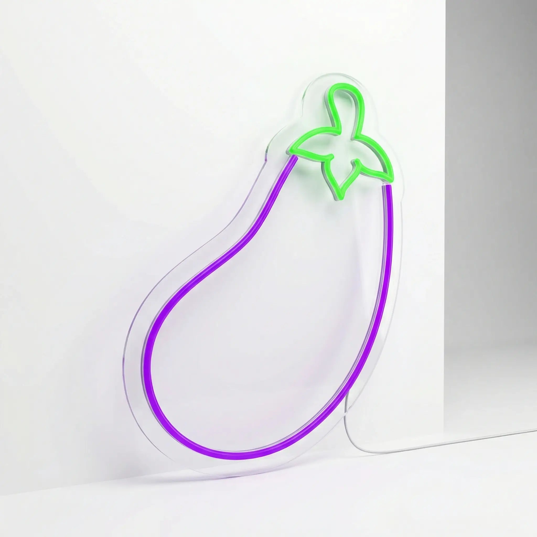 Neón LED Berenjena | Decoración Luminosa Atrevida y Pop