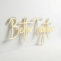Neón LED Better Together | Luz Decorativa para Bodas y Hogar