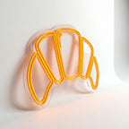 Neón LED Croissant | Decoración Luminosa para Cafeterías y Panaderías