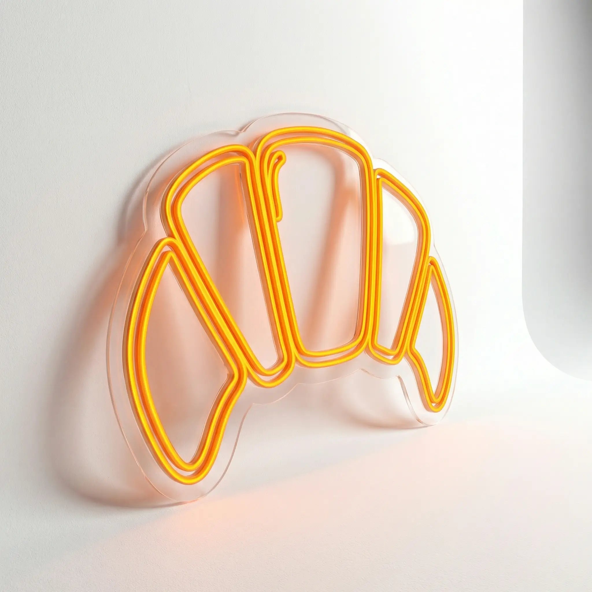 Neón LED Croissant | Decoración Luminosa para Cafeterías y Panaderías