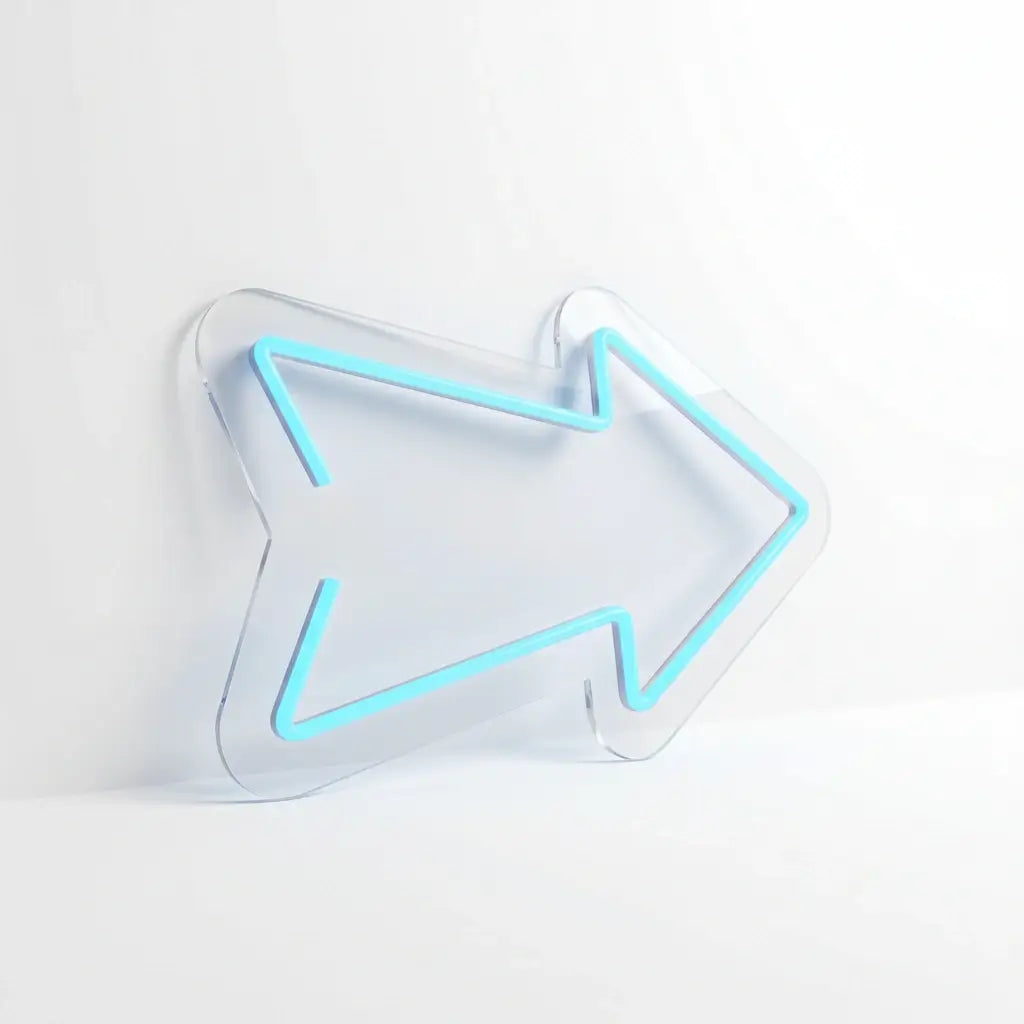 Neón LED Flecha | Señalización Luminosa Moderna