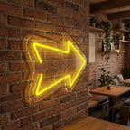 Neón LED Flecha | Señalización Luminosa Moderna