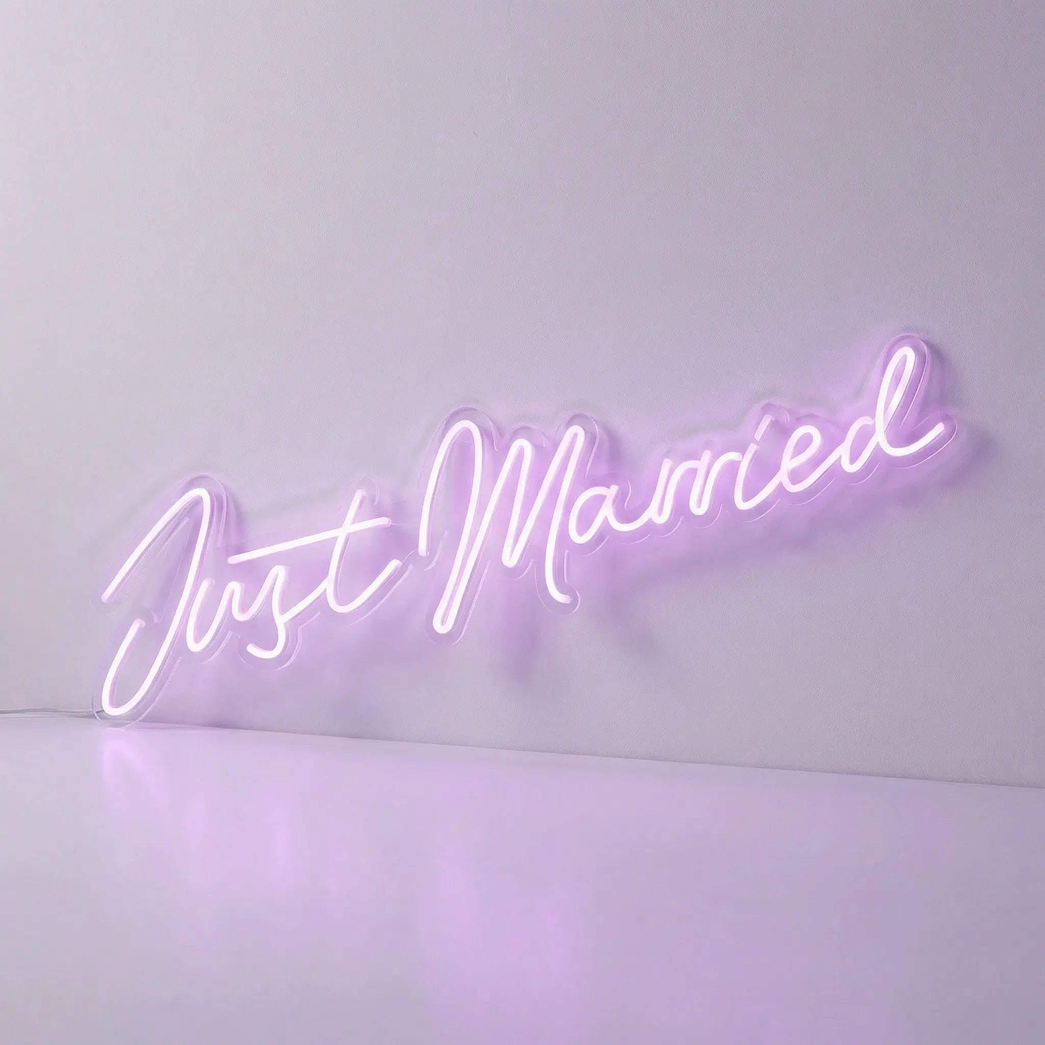Neón LED “Just Married” | Decoración Luminosa para Bodas
