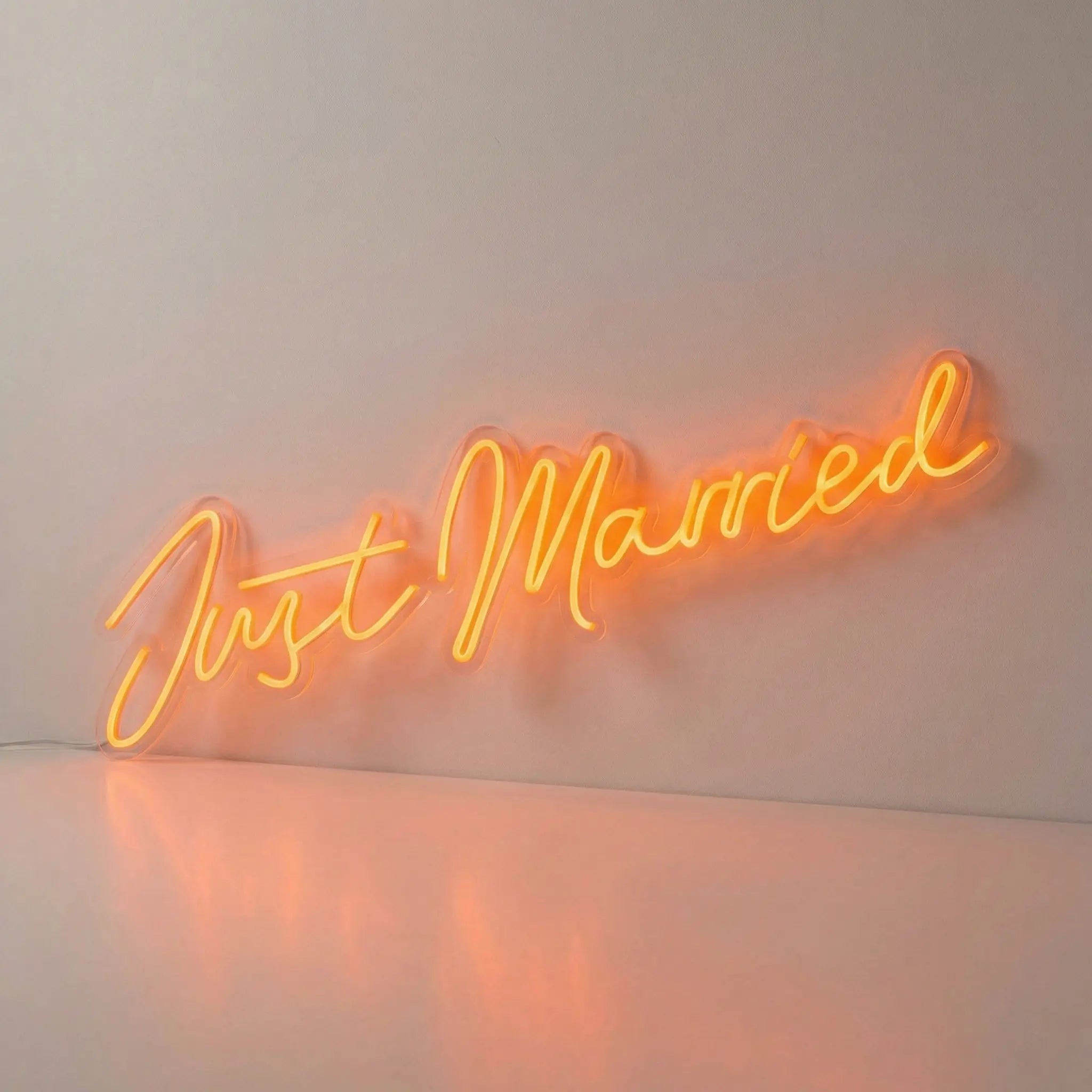 Neón LED “Just Married” | Decoración Luminosa para Bodas