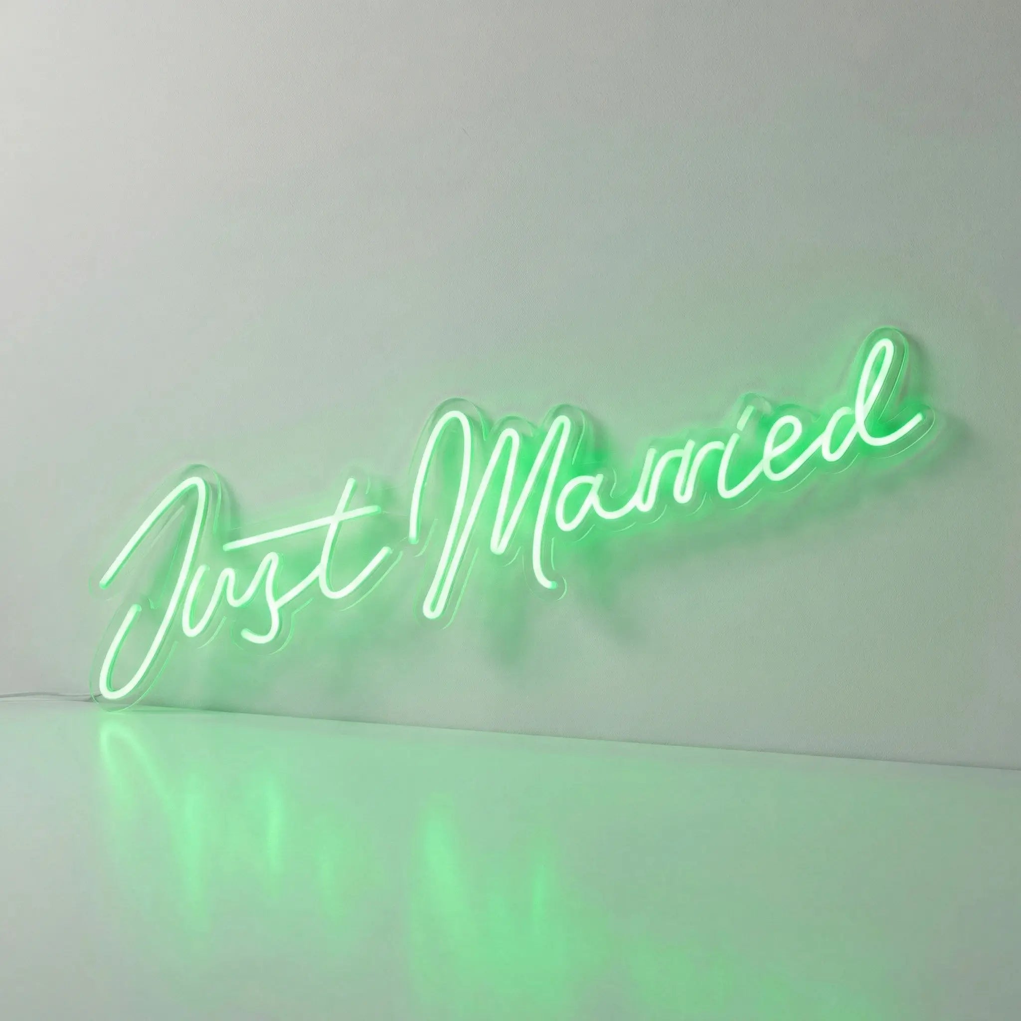 Neón LED “Just Married” | Decoración Luminosa para Bodas