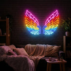 Neón LED Alas de Ángel | Decoración Luminosa Impactante