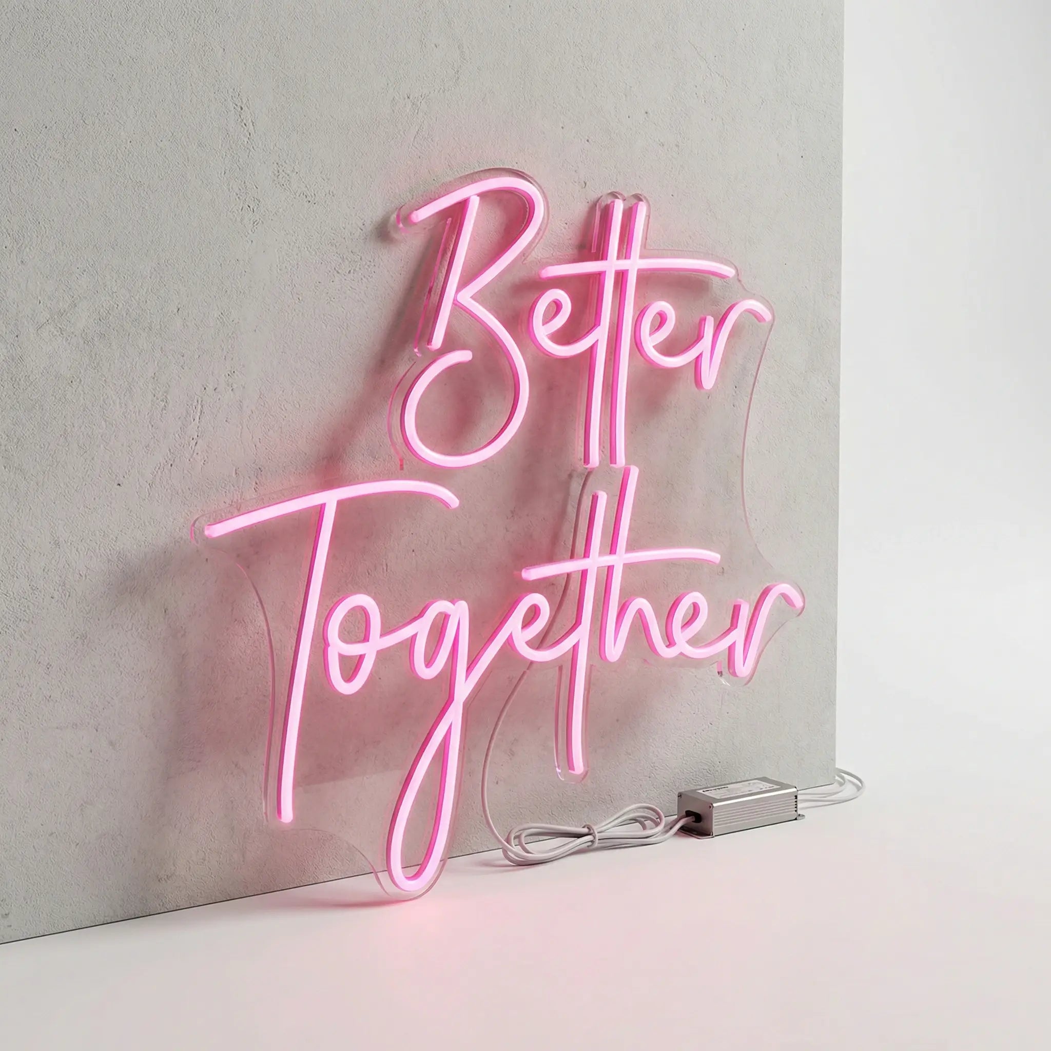 Neón LED “Better Together” | Decoración Romántica con Luz