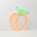 Neón LED Melocotón | Luz Decorativa Frutal en Tonos Cálidos