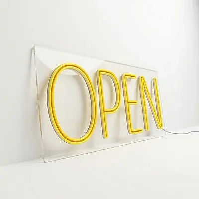 Neón LED “OPEN” | Rótulo Luminoso para Negocios y Escaparates