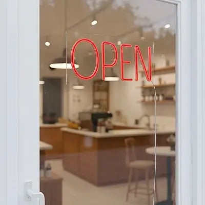 Neón LED “OPEN” | Rótulo Luminoso para Negocios y Escaparates