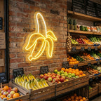 Neón LED Plátano | Decoración Luminosa Divertida y Pop