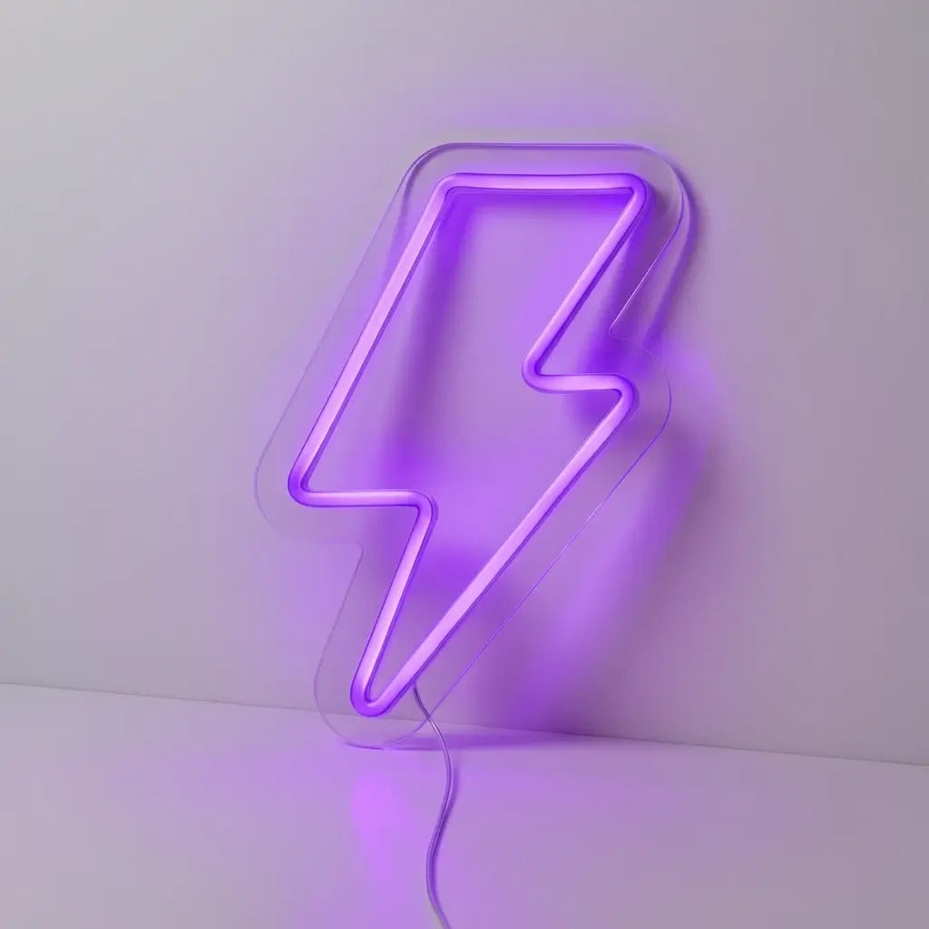 Neón LED Rayo Minimal | Decoración Luminosa Moderna