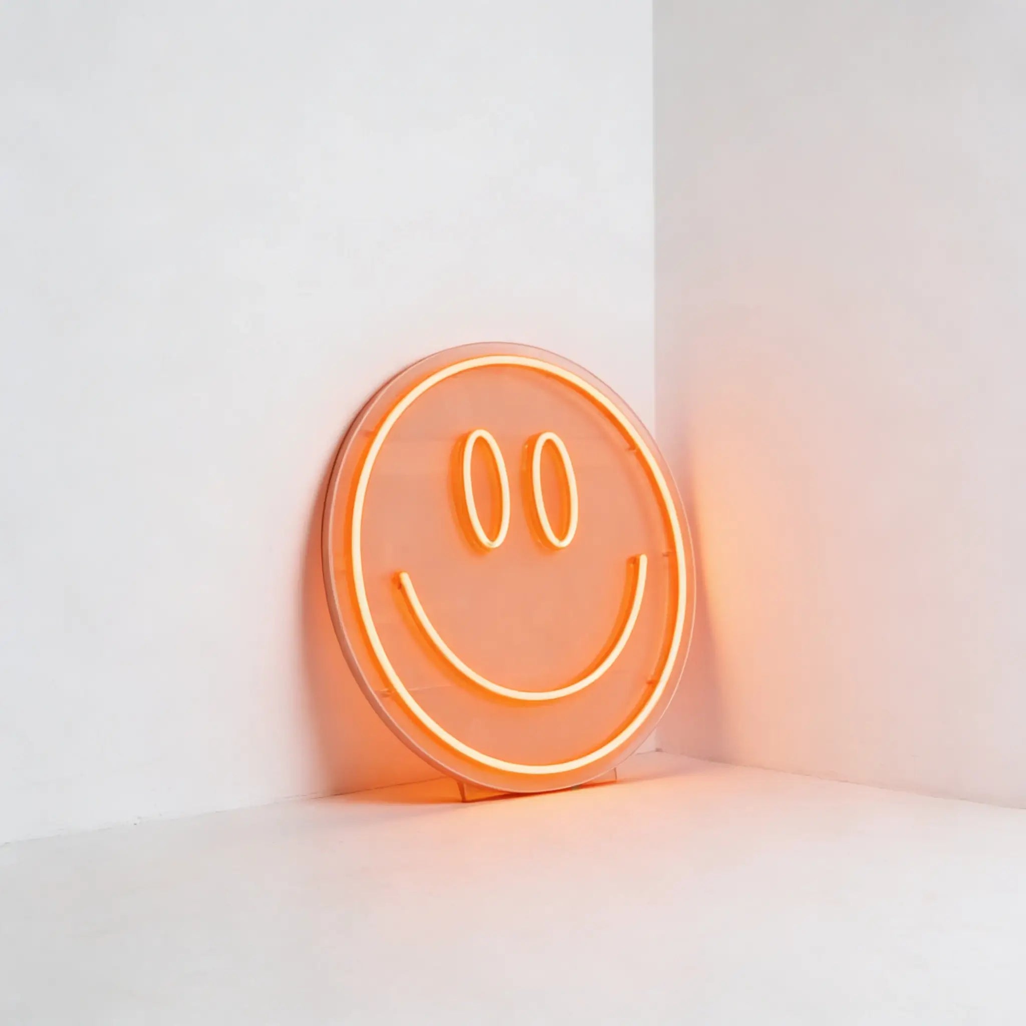 Neón LED Smiley Decorativo Blanco Cálido | RotulMarket