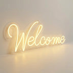 Neón LED Welcome | Luz Decorativa para Entradas y Negocios