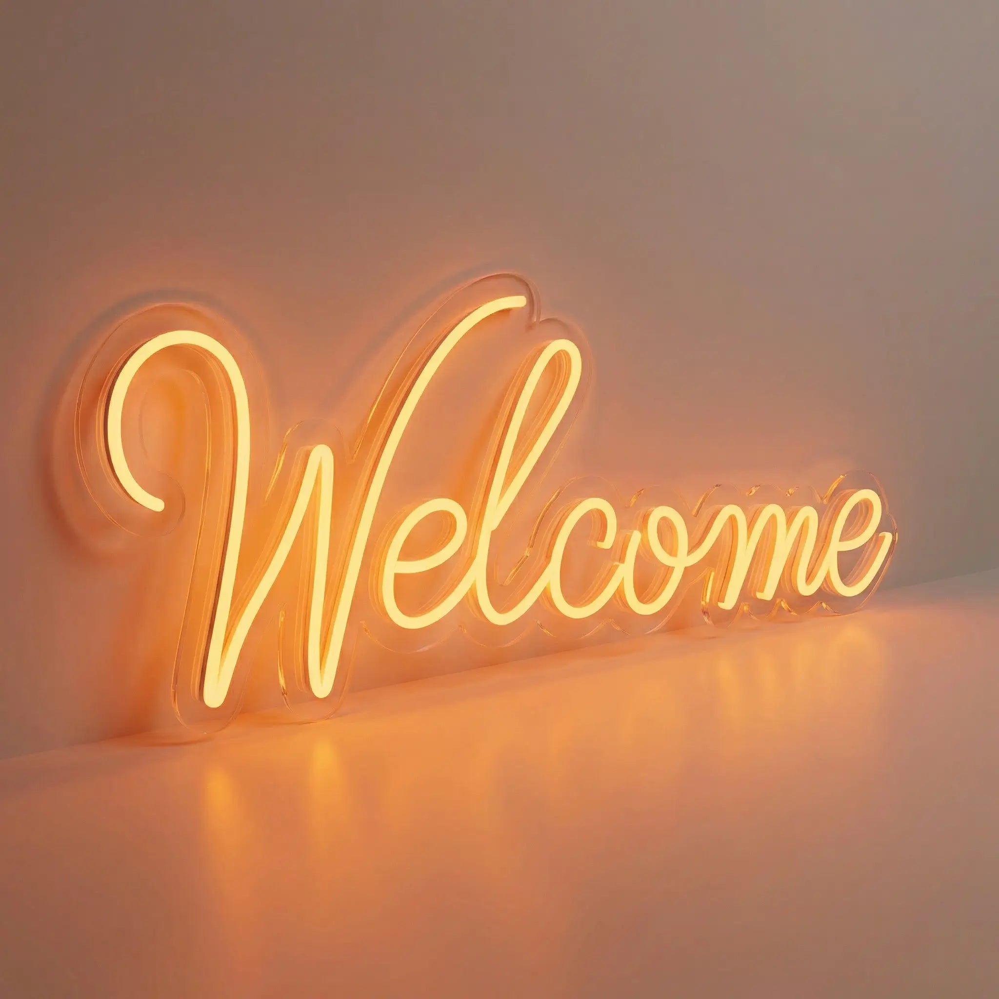 Neón LED Welcome | Luz Decorativa para Entradas y Negocios